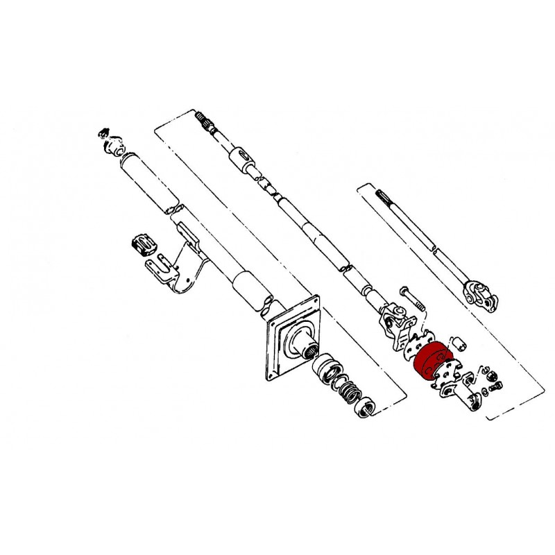 Steering column coupler bushing (240Z 260Z 280Z 280ZX)