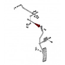 Throttle linkage rod rubber boot (240Z)