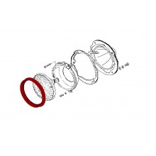 OEM Headlight retaining ring (240Z 260Z 280Z)