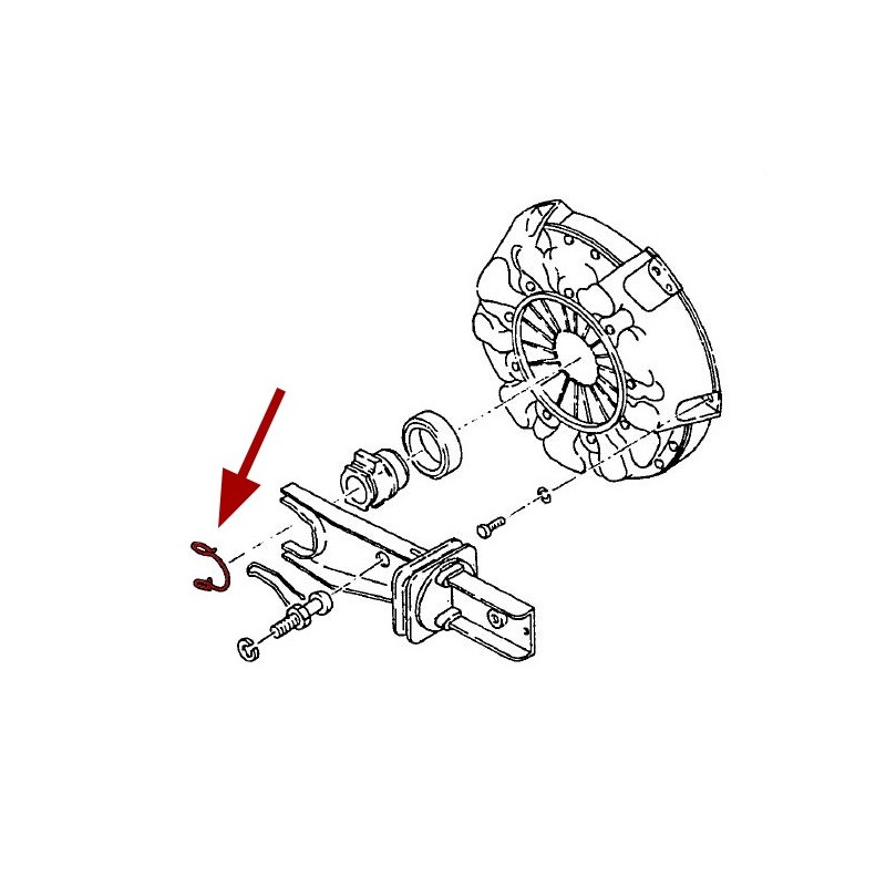 OEM Clutch bearing release sleeve spring (240Z 260Z 280Z)