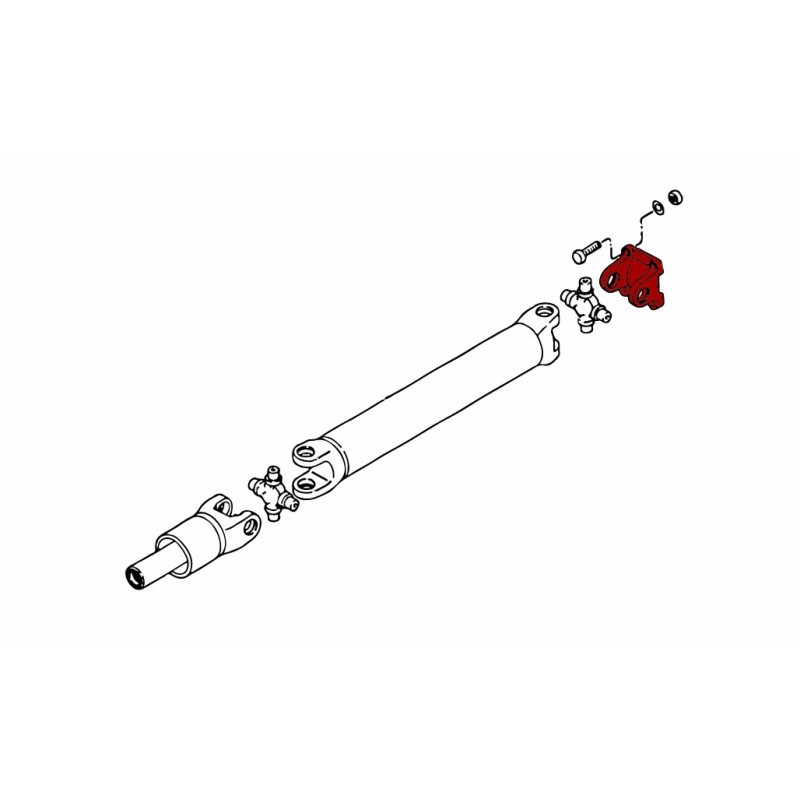 Driveshaft propeller shaft yoke flange (R180)