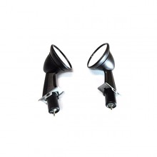 Paire de rétroviseurs d'aile noirs (modèle long) (240Z 260Z 280Z)