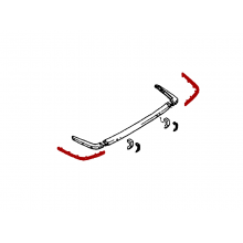 Rear bumper rubber strip (pair) (240Z)