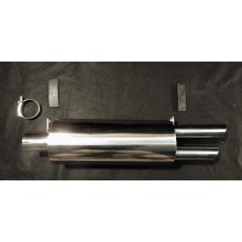 ZStory "JDM" twin pipe stainless muffler (240Z 260Z 280Z)