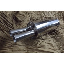 ZStory "HAKO" twin pipe stainless muffler (240Z 260Z 280Z)