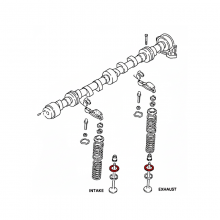OEM Valve spring seat (outer) (240Z 260Z 280Z 280ZX)