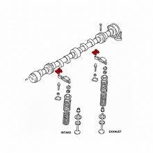 OEM valve rocker return spring (240Z 260Z 280Z 280ZX)