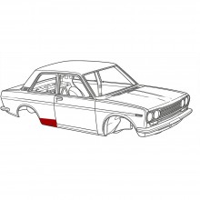 Bas d’aile arrière partie avant côté droit