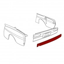 Lower rear valance