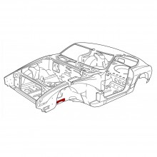 Left front crossmember reinforcement (240Z)