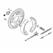 OEM rear drum brake adjuster rubber plug (280Z)