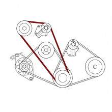 Power steering belt (280ZX)