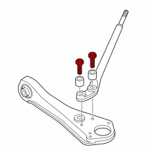 OEM Tension compression rod bolt (240Z 260Z 280Z)