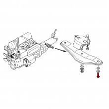 Transmission crossmember bolt (240Z)