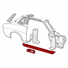 Right rocker panel assembly (Celica Coupe 71-77)