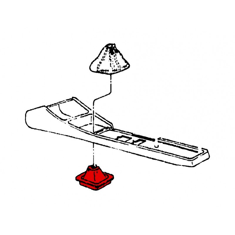 Inner shifter boot rubber (early 240Z)
