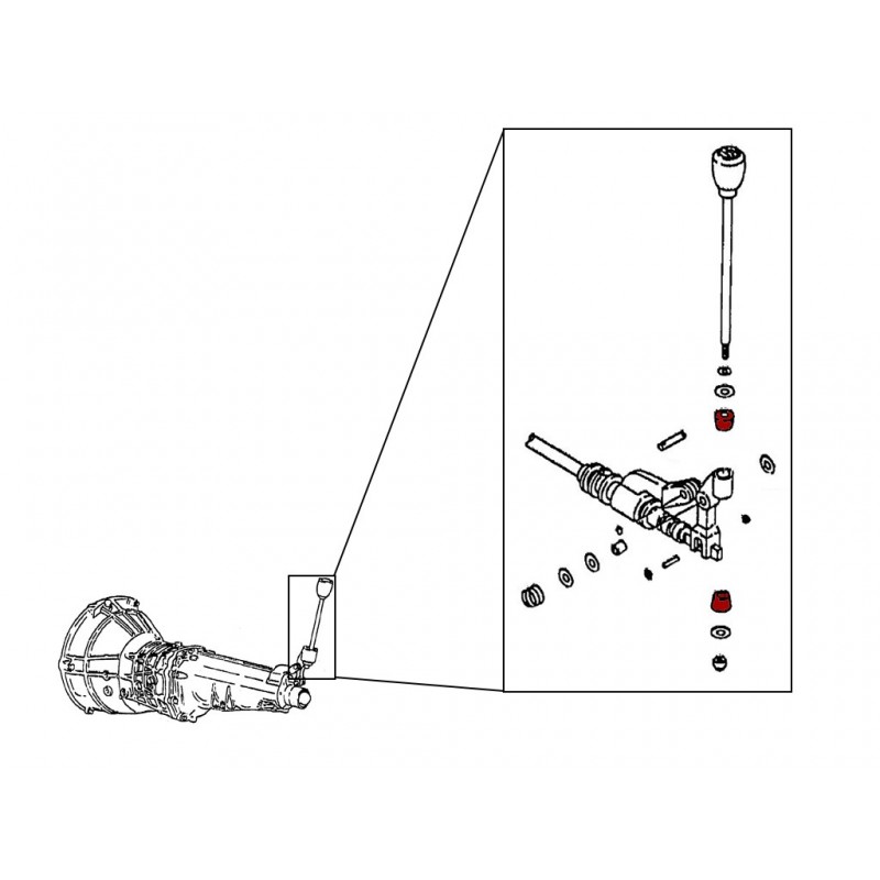 OEM series 1 Shifter bushing (240Z)