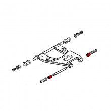 Silentblocs axe bras suspensions arrière (240Z 260Z 280Z)