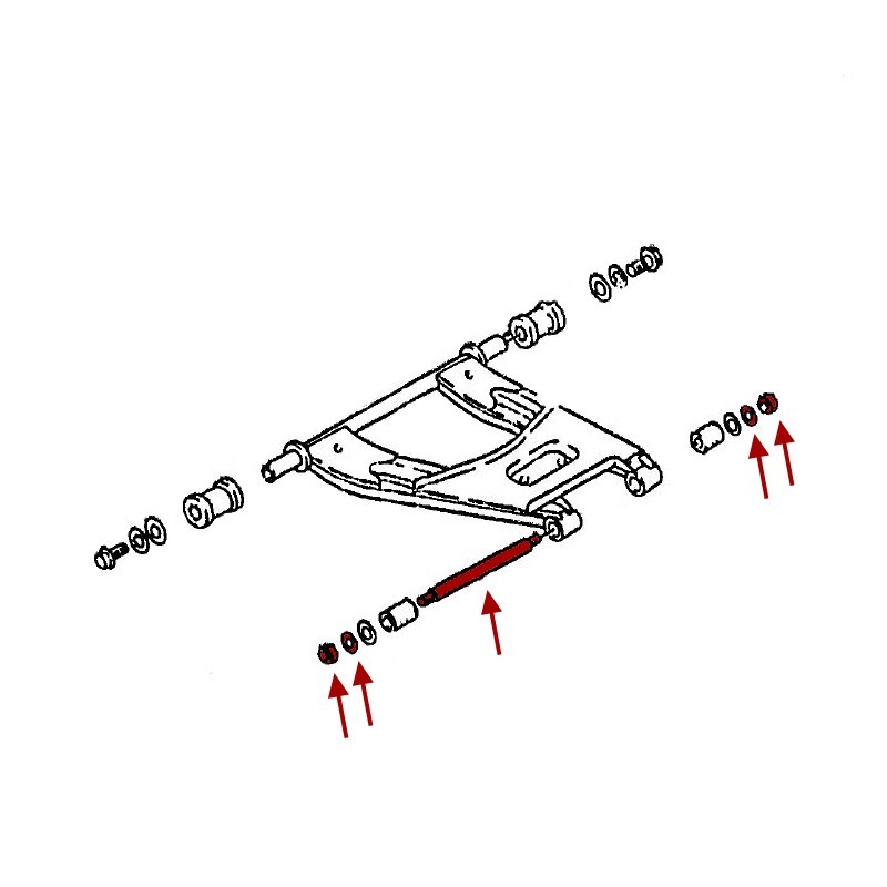 OEM Rear control arm spindle pin (240Z 260Z 280Z)