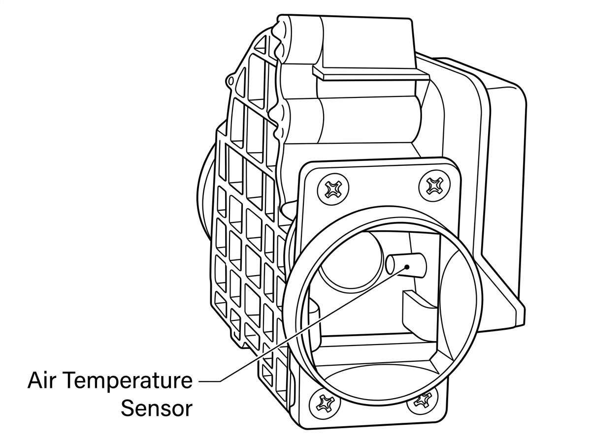 Air temperature sensor unit